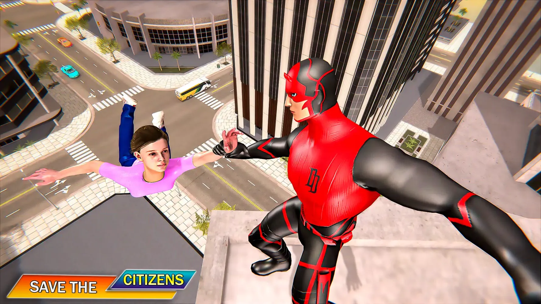 Super Iron Rope Hero Rescue 3D应用截图