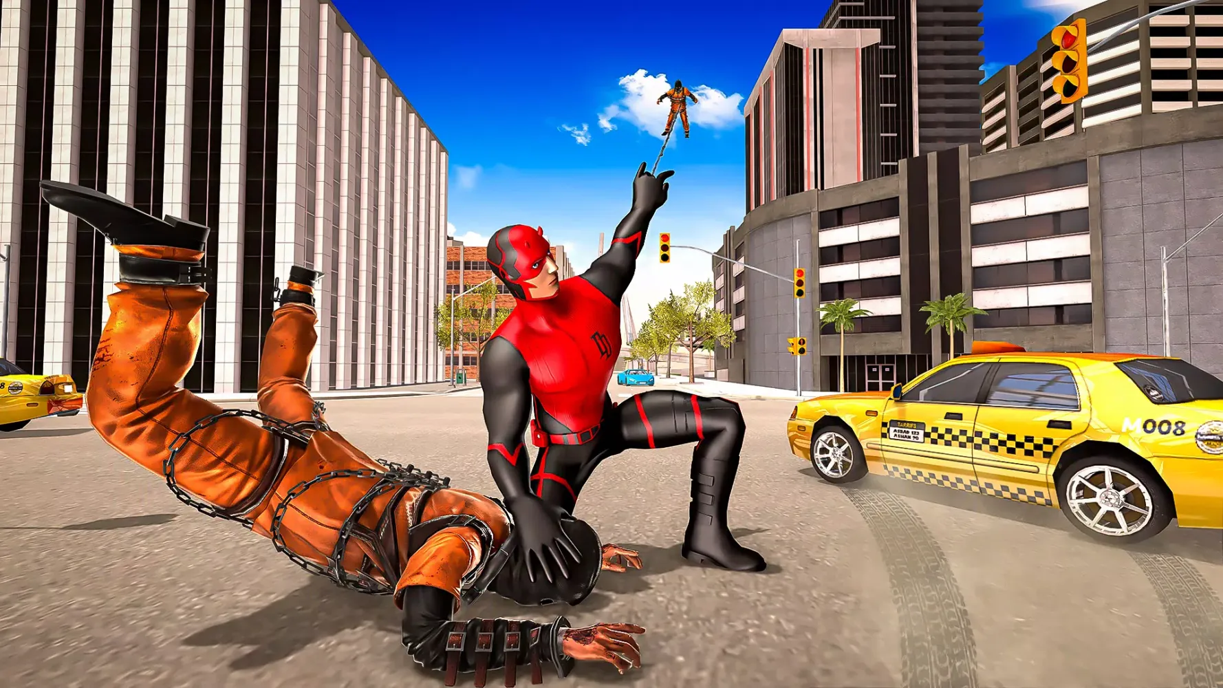 Super Iron Rope Hero Rescue 3D应用截图