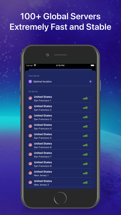 Capturas de pantalla de Iron VPN Master - 360 Security