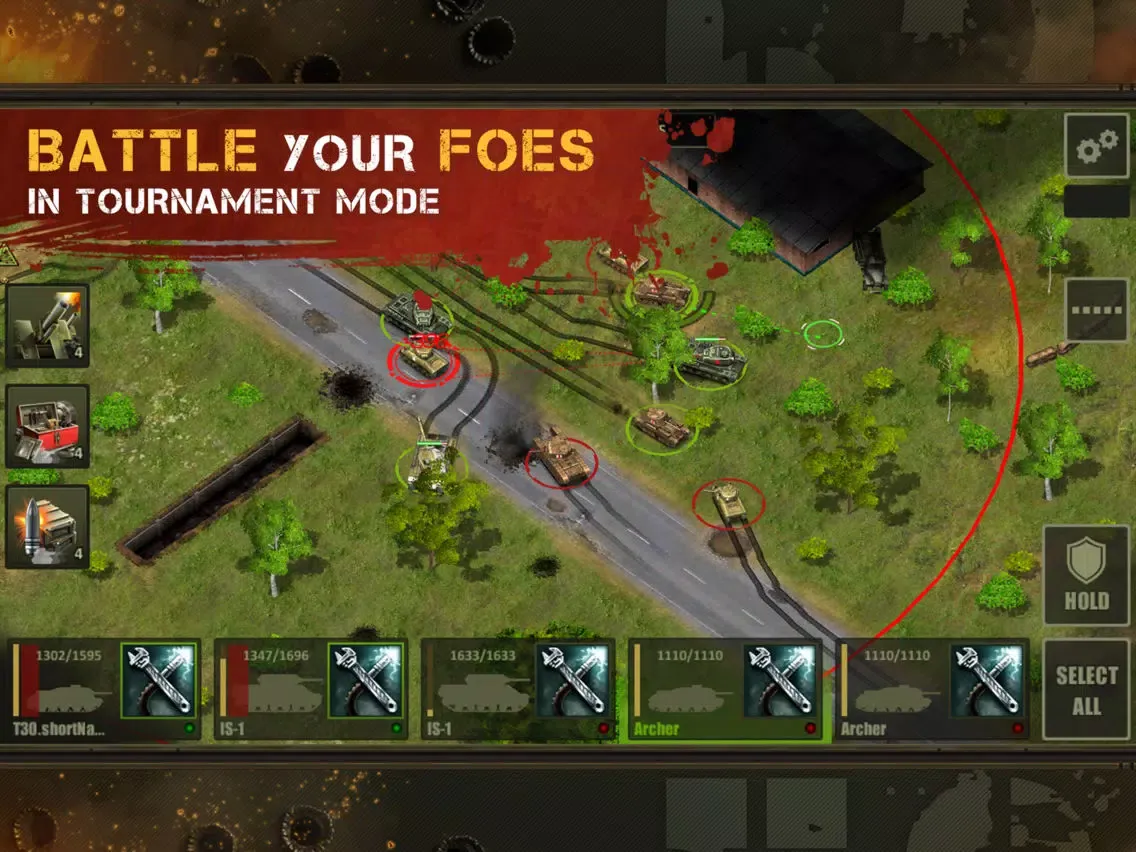 Zrzuty ekranu Iron 5: Tank Tactics iPad 