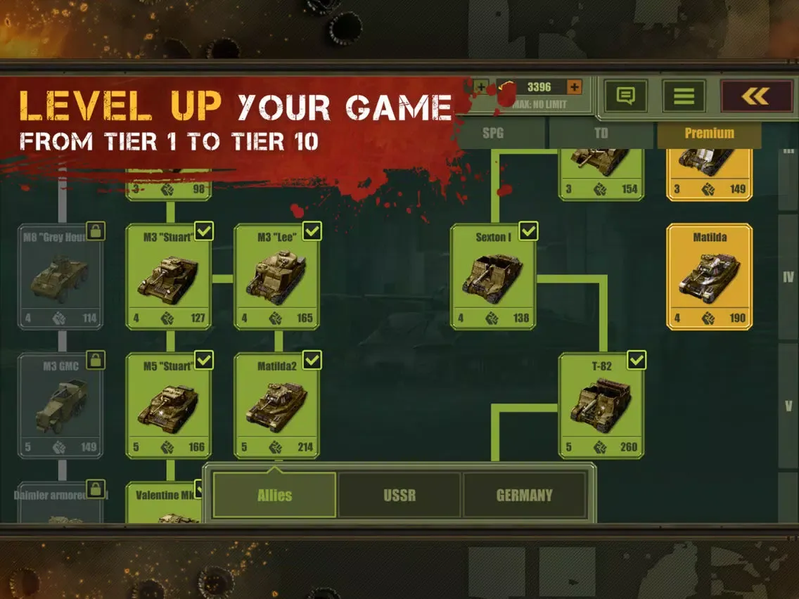 Zrzuty ekranu Iron 5: Tank Tactics iPad 