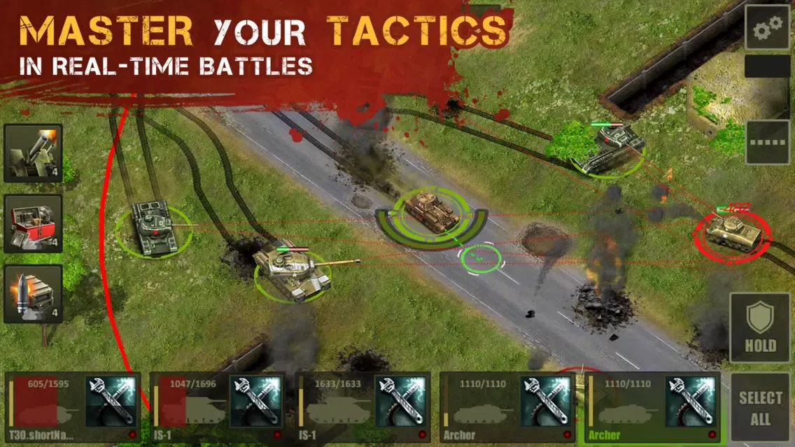 Zrzuty ekranu Iron 5: Tank Tactics