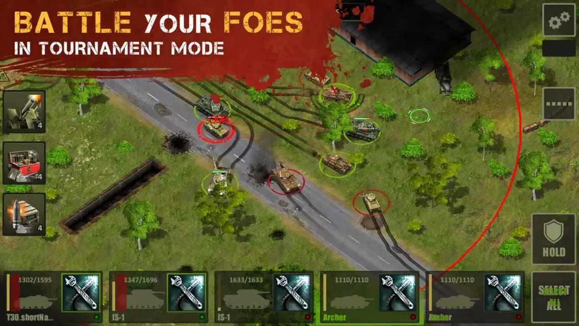 Zrzuty ekranu Iron 5: Tank Tactics
