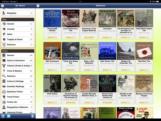 English Audiobooks - LibriVox iPad  Screenshots