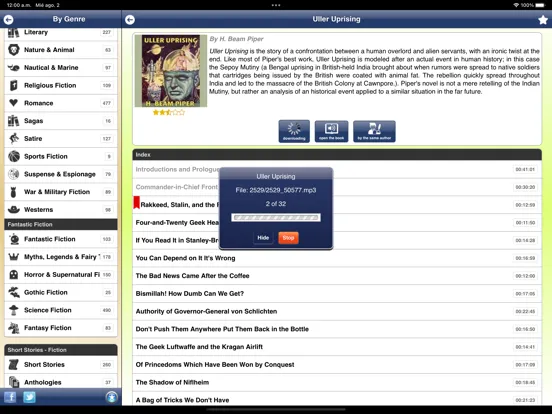 English Audiobooks - LibriVox iPad  Screenshots