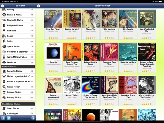 English Audiobooks - LibriVox iPad  Screenshots