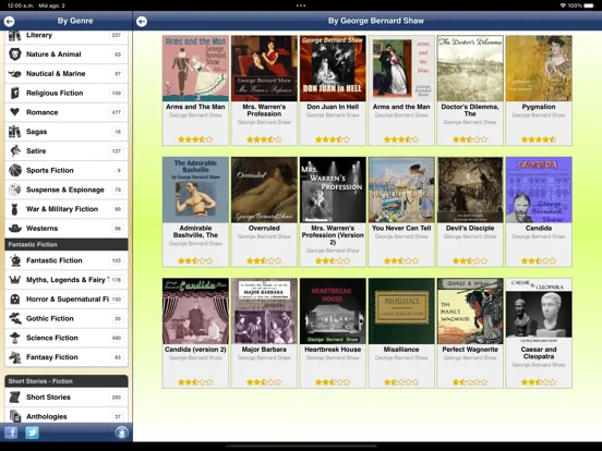 English Audiobooks - LibriVox iPad  Screenshots