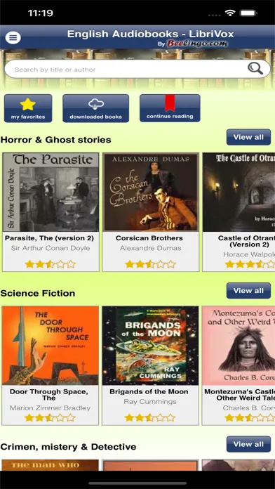 English Audiobooks - LibriVox Screenshots