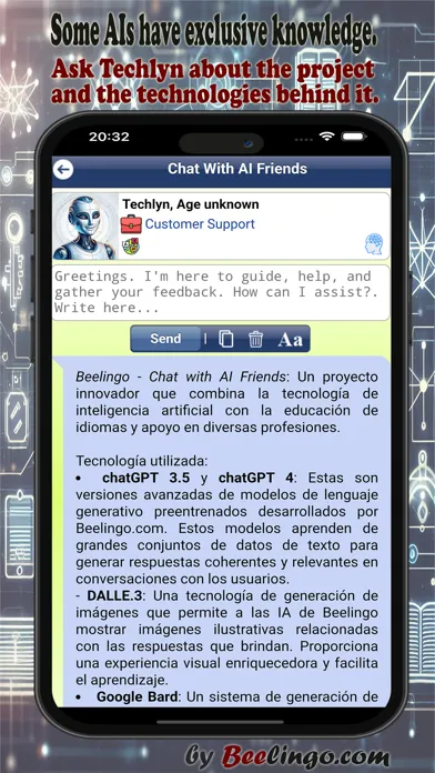 Capturas de pantalla de Beelingo: Chat With AI Friends