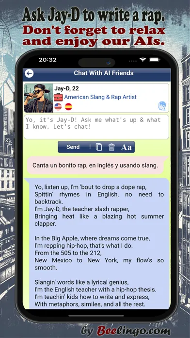 Capturas de pantalla de Beelingo: Chat With AI Friends