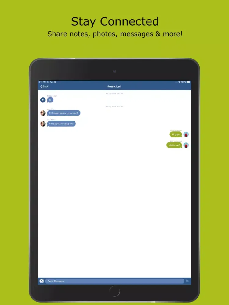 Workbase. Team Schedule Group. iPad  Screenshots