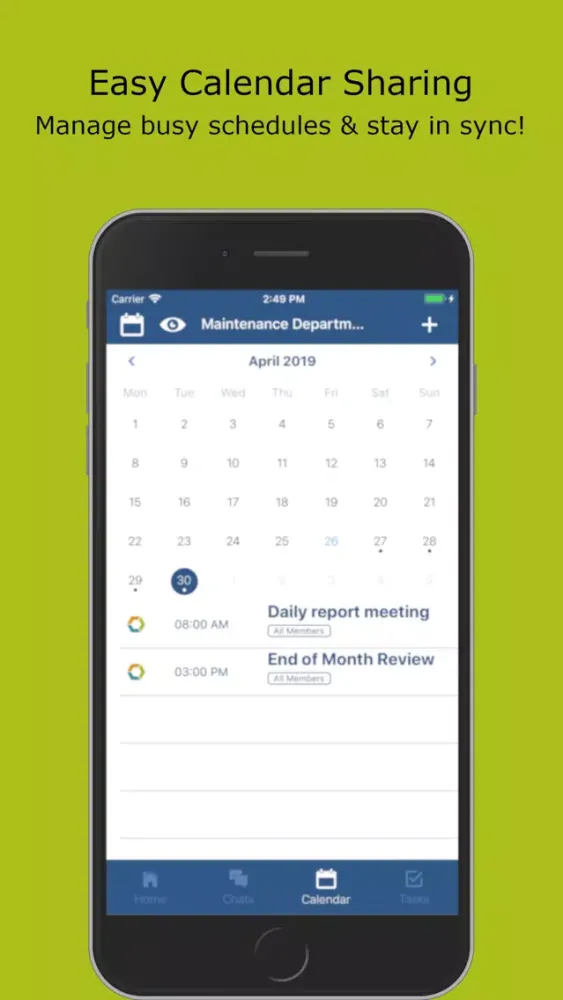 Workbase. Team Schedule Group. Screenshots