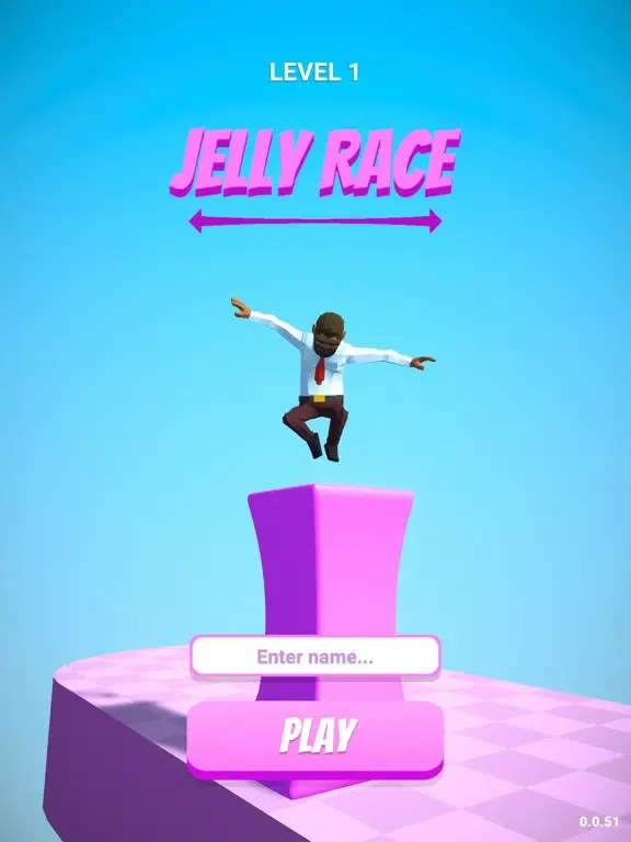 Tangkapan skrin Jelly Race 3D iPad 