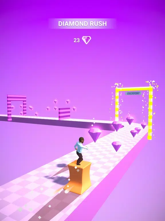 Tangkapan skrin Jelly Race 3D iPad 