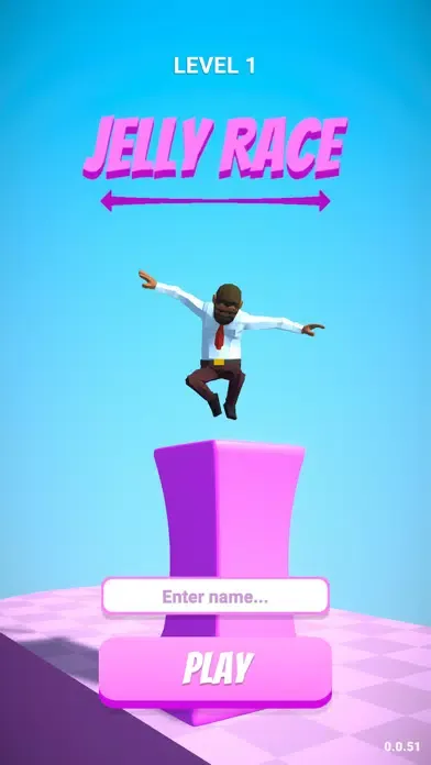 Tangkapan skrin Jelly Race 3D