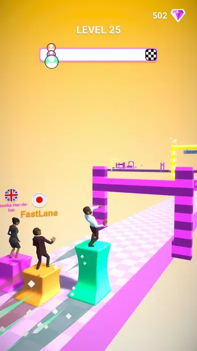 Tangkapan skrin Jelly Race 3D