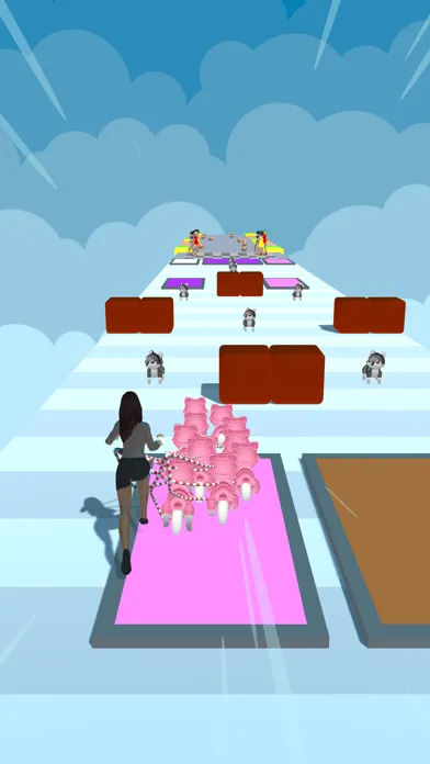 Captures d'écran de Dogs Run 3D