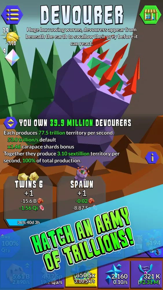 Swarm Simulator: Evolution 스크린샷