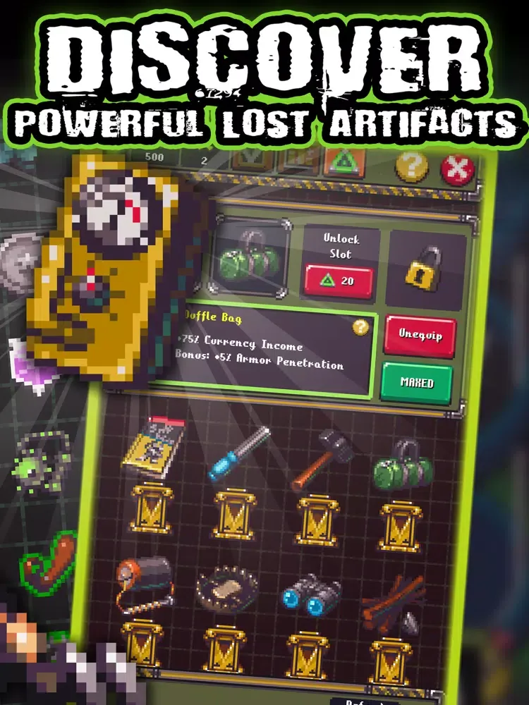 Capturas de tela do Idle Wasteland: RPG Survival iPad 