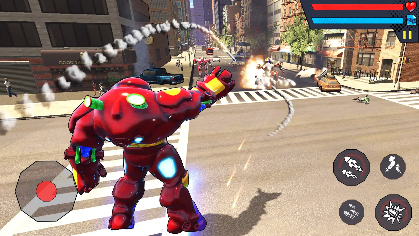 Capturas de tela do Iron Hero Game:Super City Hero