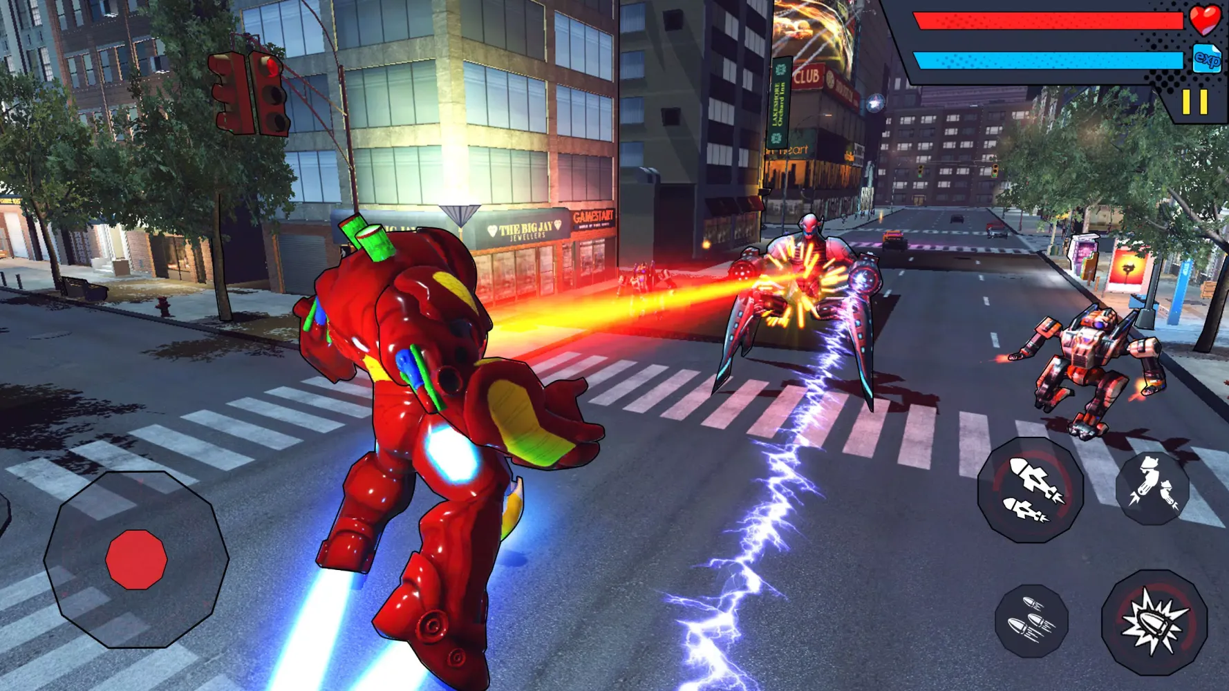 Capturas de tela do Iron Hero Game:Super City Hero