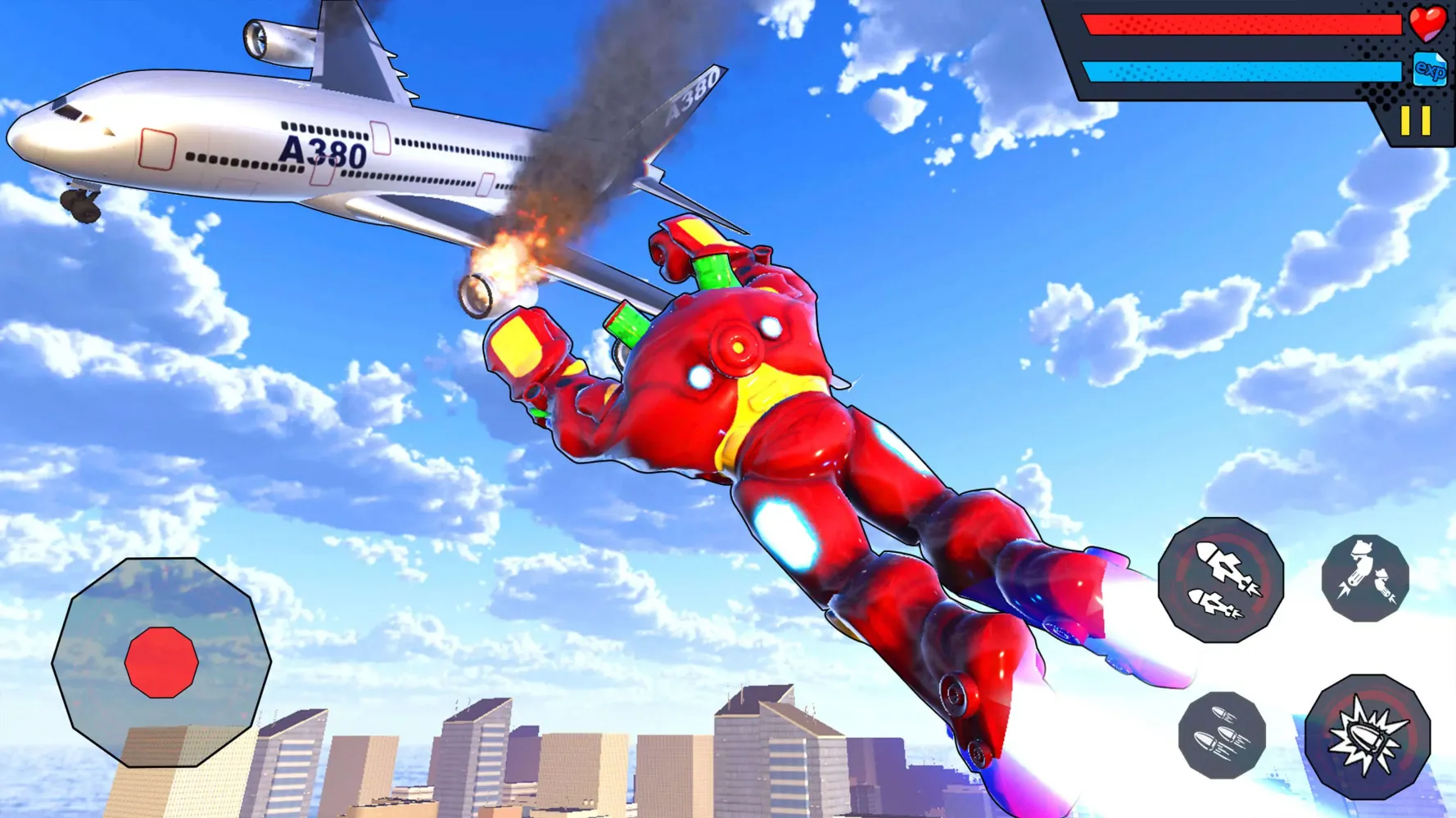 Capturas de tela do Iron Hero Game:Super City Hero
