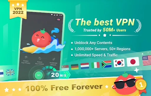 Captures d'écran de Tomato VPN | VPN Proxy
