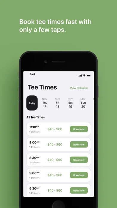 Capturas de pantalla de Iron Oaks Tee Times