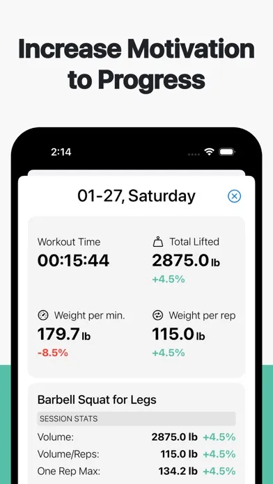 Simple Workout Log - Ironotes স্ক্রিনশট