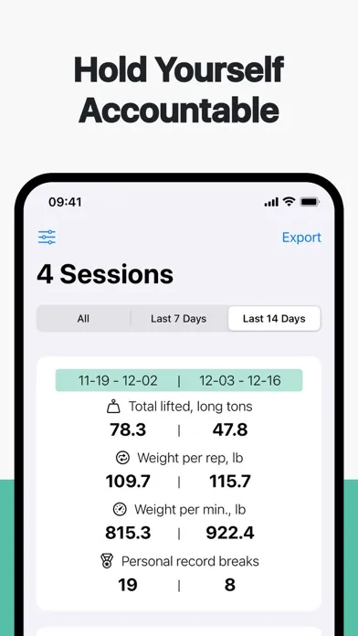 Simple Workout Log - Ironotes স্ক্রিনশট