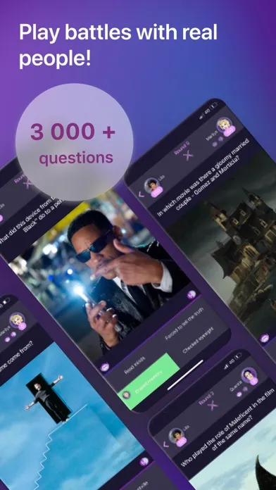 Capturas de tela do Cinema Quiz: films & actors