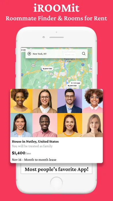 Скриншоты iROOMit: Roommate Finder