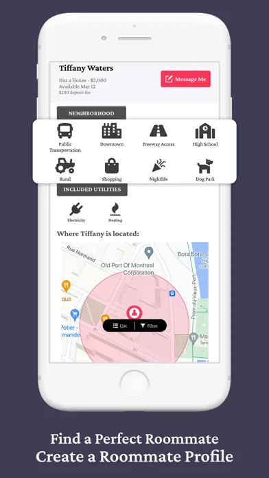 Скриншоты iROOMit: Roommate Finder