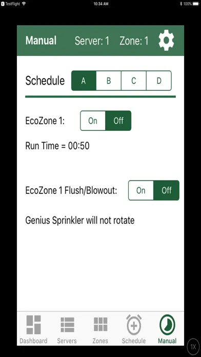 IrriGreen EcoZone Genius App Screenshots