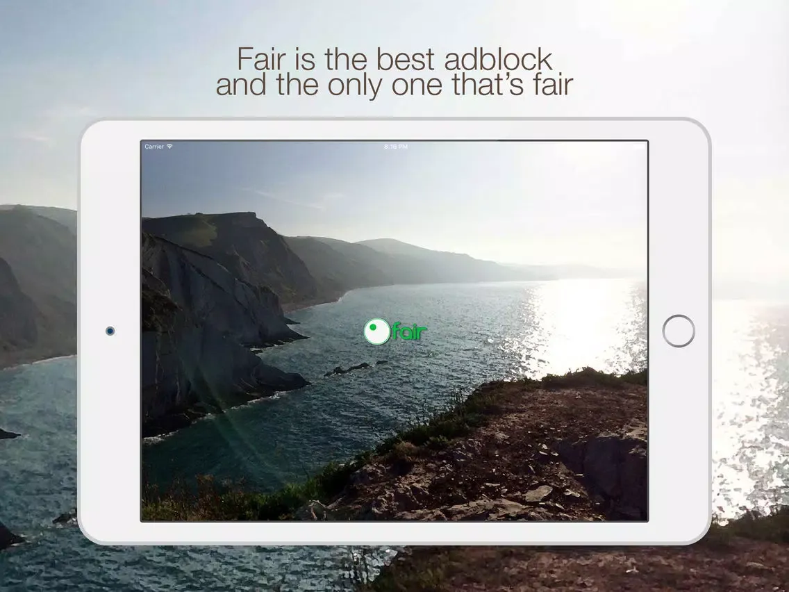 Fair, the fair ad blocker iPad  Ekran Görüntüleri
