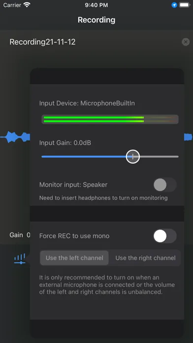 Tangkapan skrin Audio Spleeter