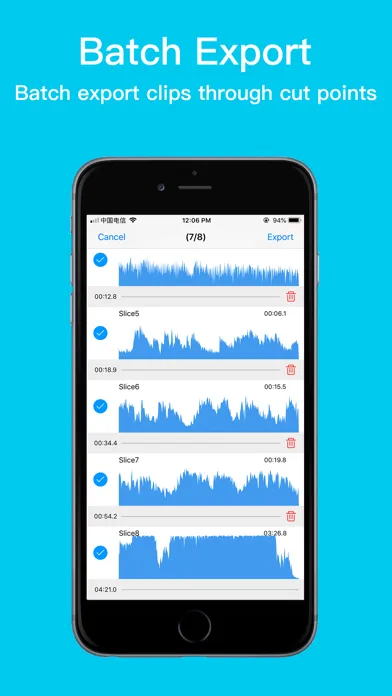 Zrzuty ekranu EZAudioCut - Audio Editor Lite