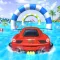 Water Surfing Car Stunt Games