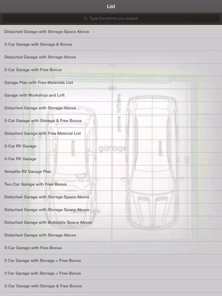 ภาพหน้าจอของ Garage Designer iPad 