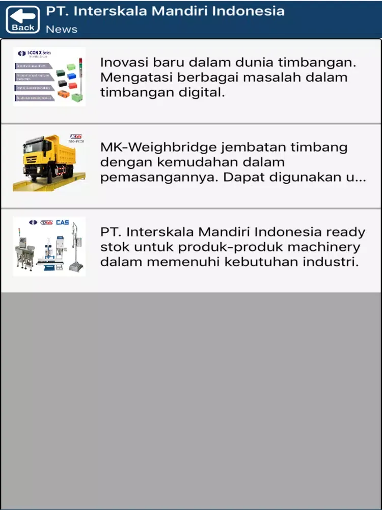 Ảnh chụp màn hình của INTERSCALE iPad 