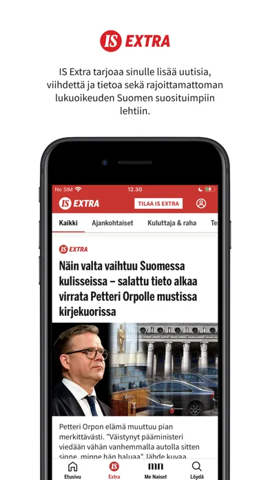 IS – Ilta-Sanomat應用截圖