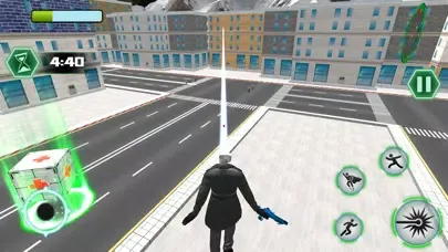 ภาพหน้าจอของ Ski Bop Fly Superhero : Battle