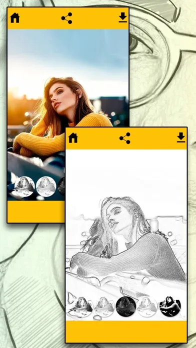 Captures d'écran de Sketch Effect – Photo Editor