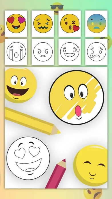 صور My Emoji coloring book game