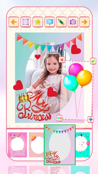Princess Party Photo Frames स्क्रीनशॉट
