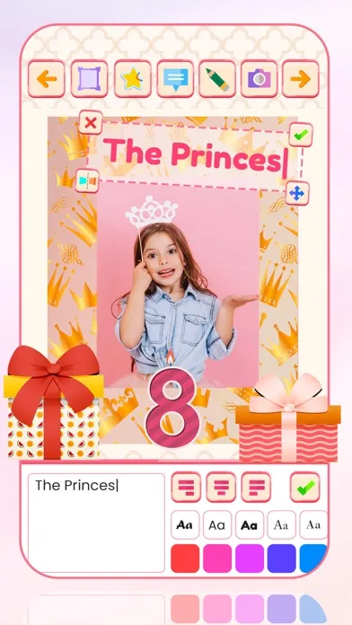 Princess Party Photo Frames स्क्रीनशॉट