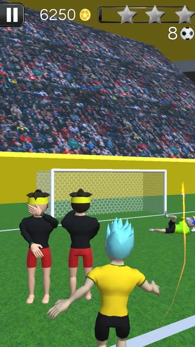Fouls & goals Football – Soccer games to shoot  3D Ekran Görüntüleri