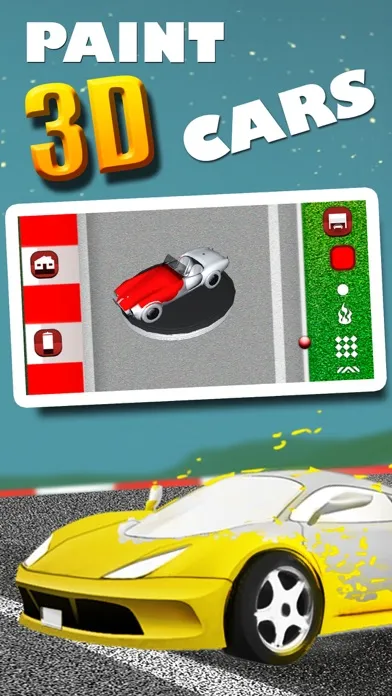 Скриншоты Cars coloring book -  3D drawings to paint