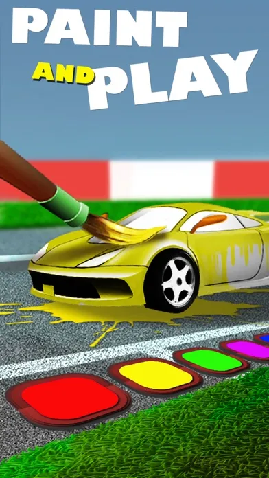 Скриншоты Cars coloring book -  3D drawings to paint