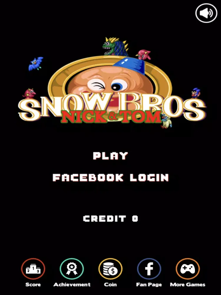 Capturas de tela do Snow Bros iPad 